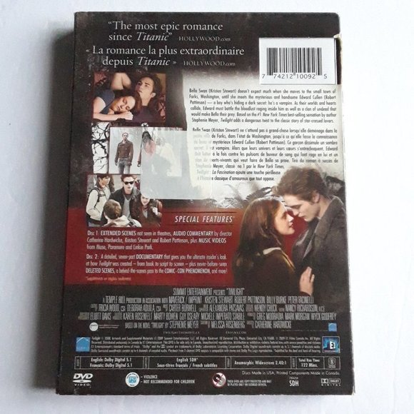 Twilight 2 Disc Special Edition DVD - Picture 3 of 4